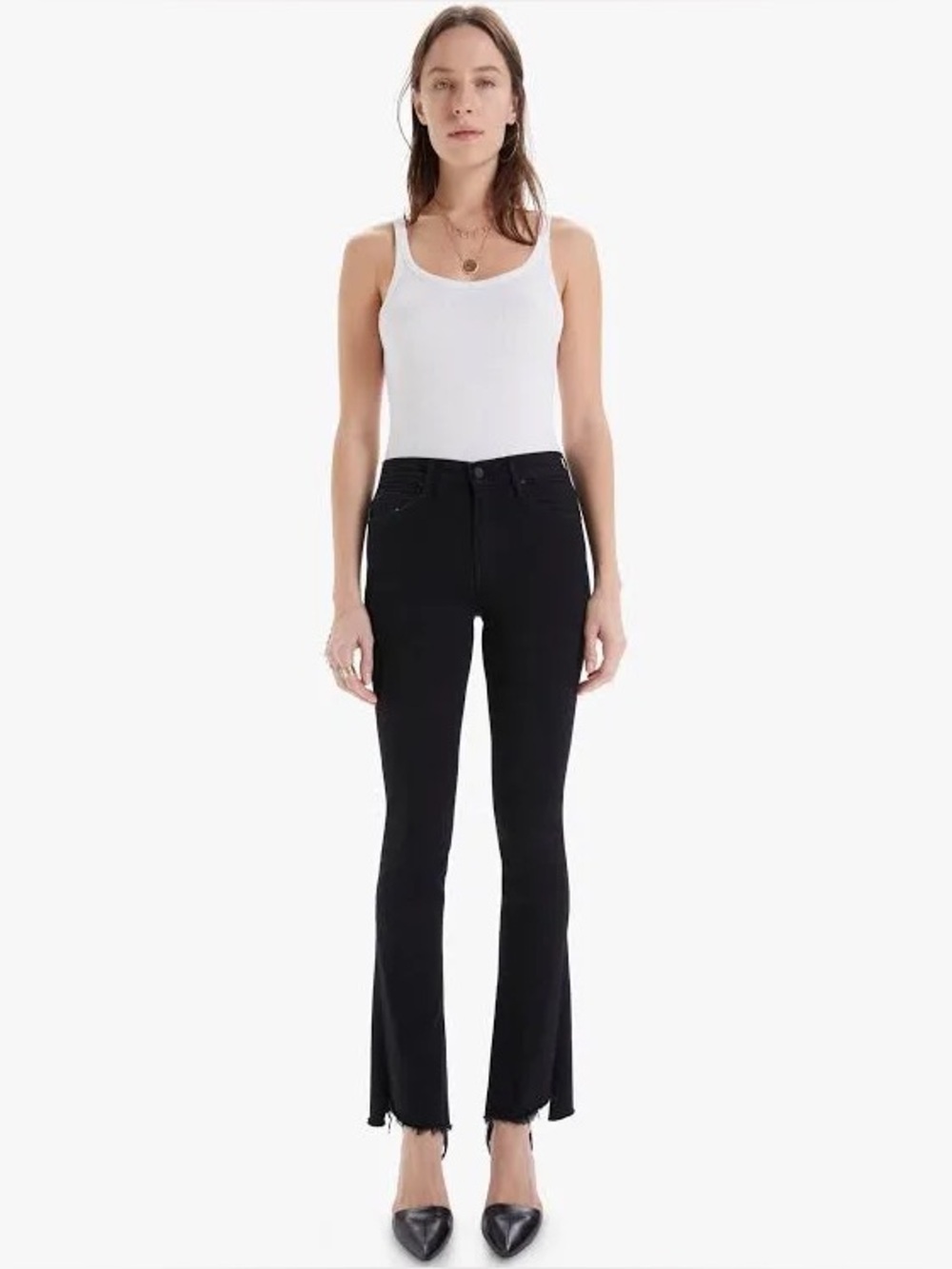 MOTHER The Runaway Step Fray Jeans